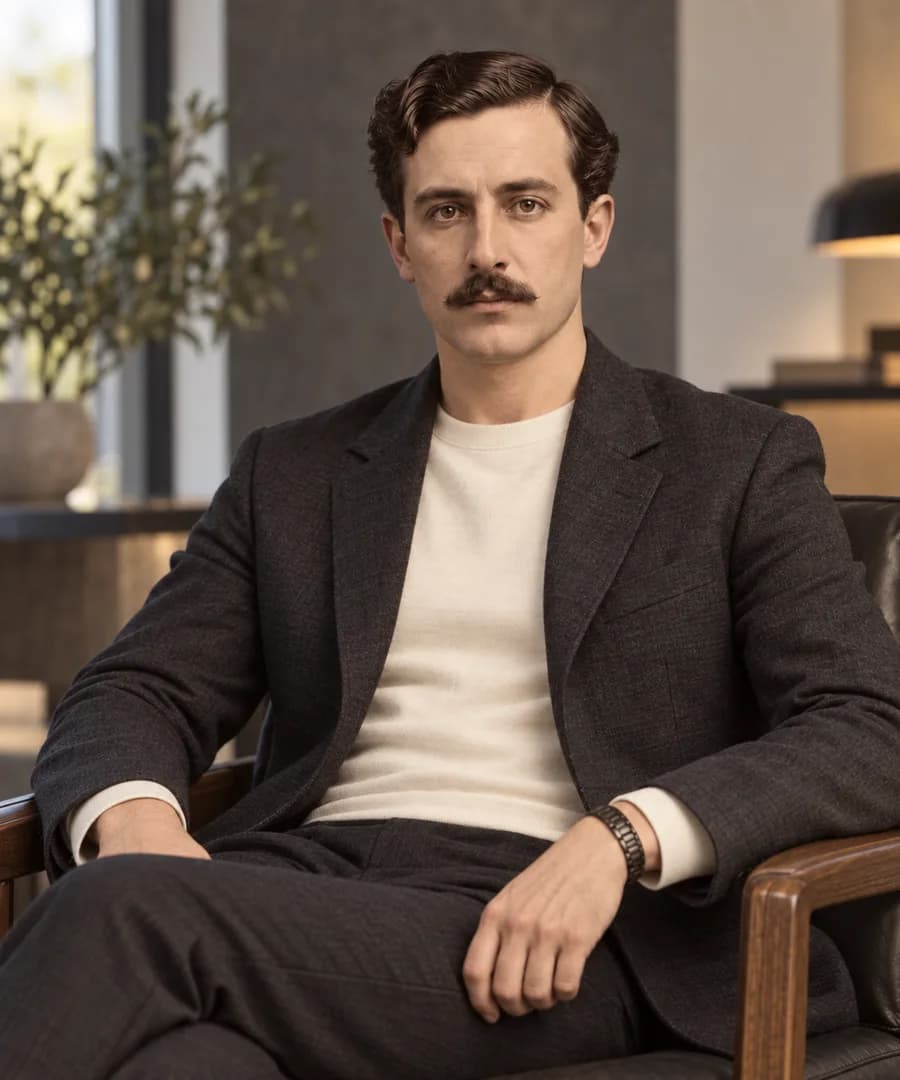 The same virtually unchanged fictional customer, wearing his bracelet in 2026